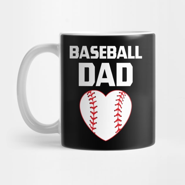 Baseball Dad, Baseball Player, Baseball Lover, Baseball Heart by StarMa